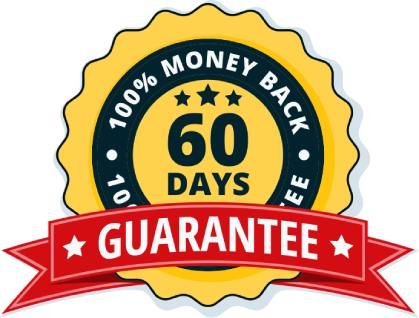 60 day money back guarantee on product purchase