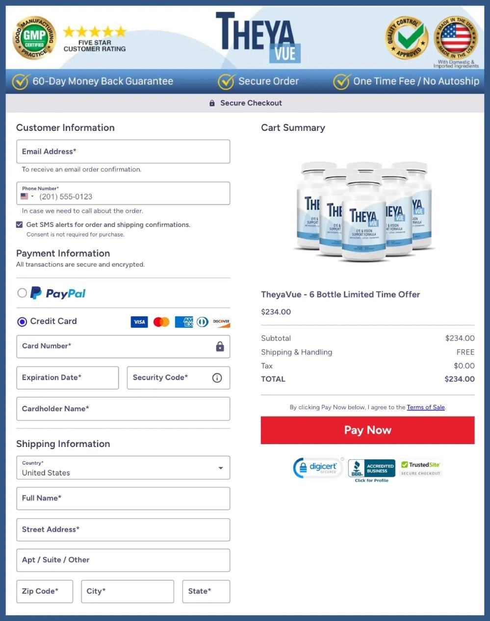 Secure checkout with encrypted and protected payment system